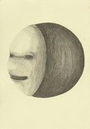 MOON FACE, 2016, 21 x 14.8 cm, pencil on paper