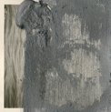 UNTITLED, 2016, 6.1 x 6.1 cm, graphite powder on photograph